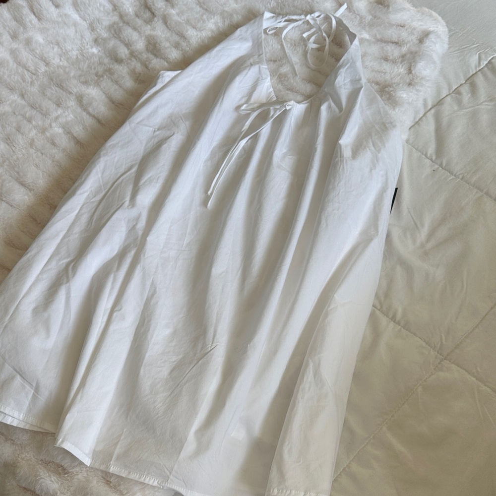 Wild Fable Women's White Halter Dress